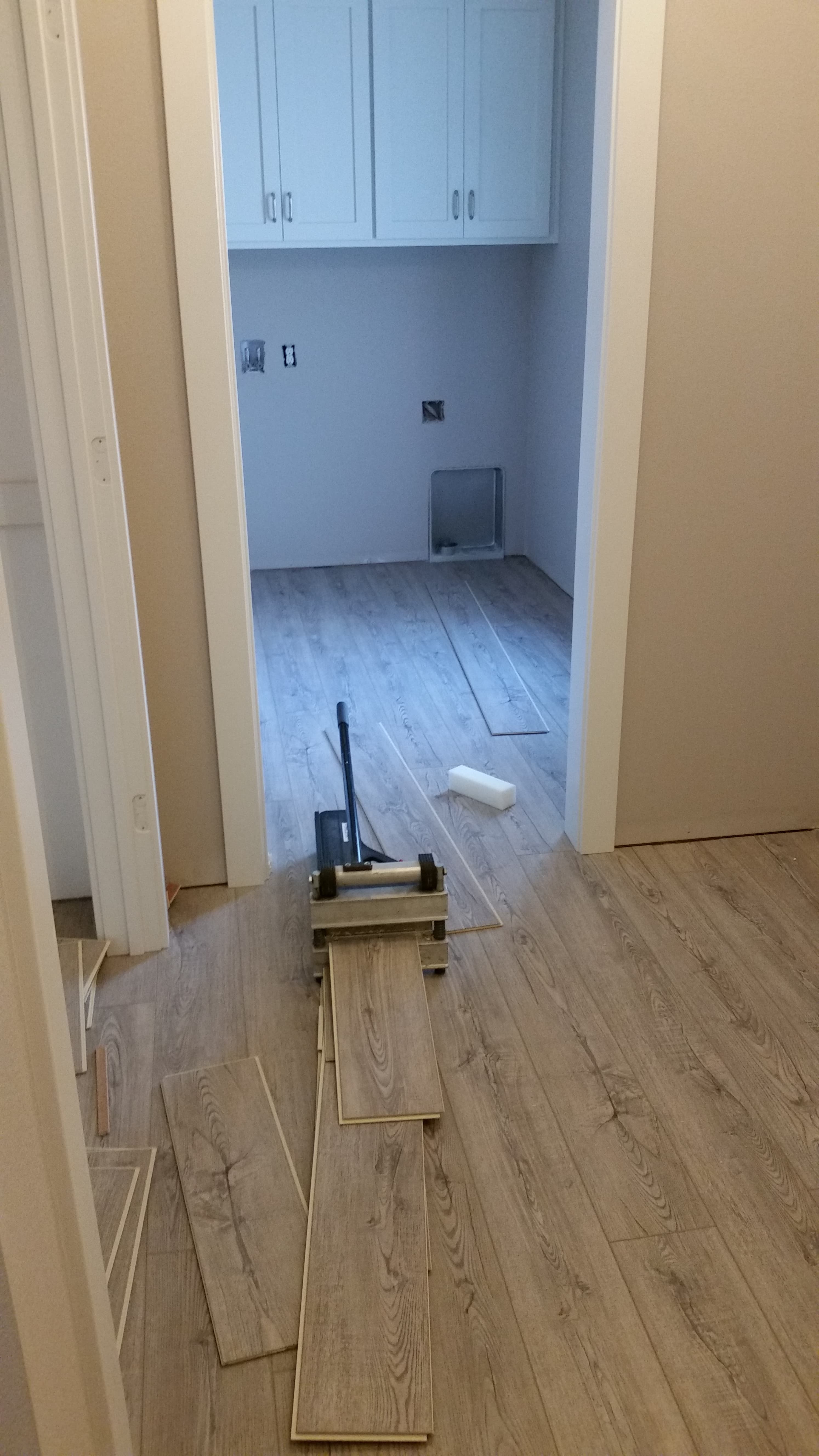 Beautiful flooring installation